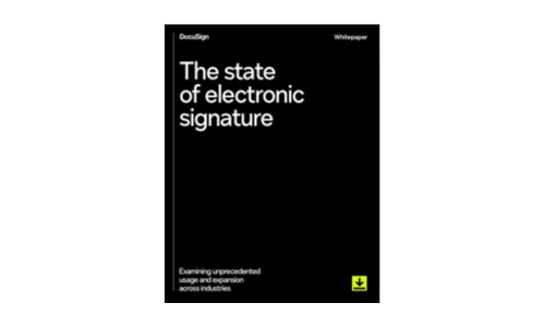 The State of Electronic Signature